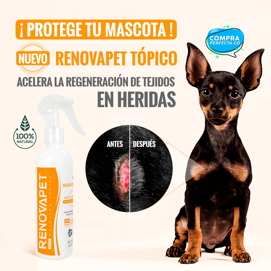 RENOVAPET™ - Regenerador y cicatrizante de heridas 100% efectivo