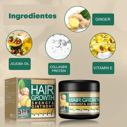 HAIR GROWTH PRO® - Crema de Jengibre Para Crecimiento Capilar