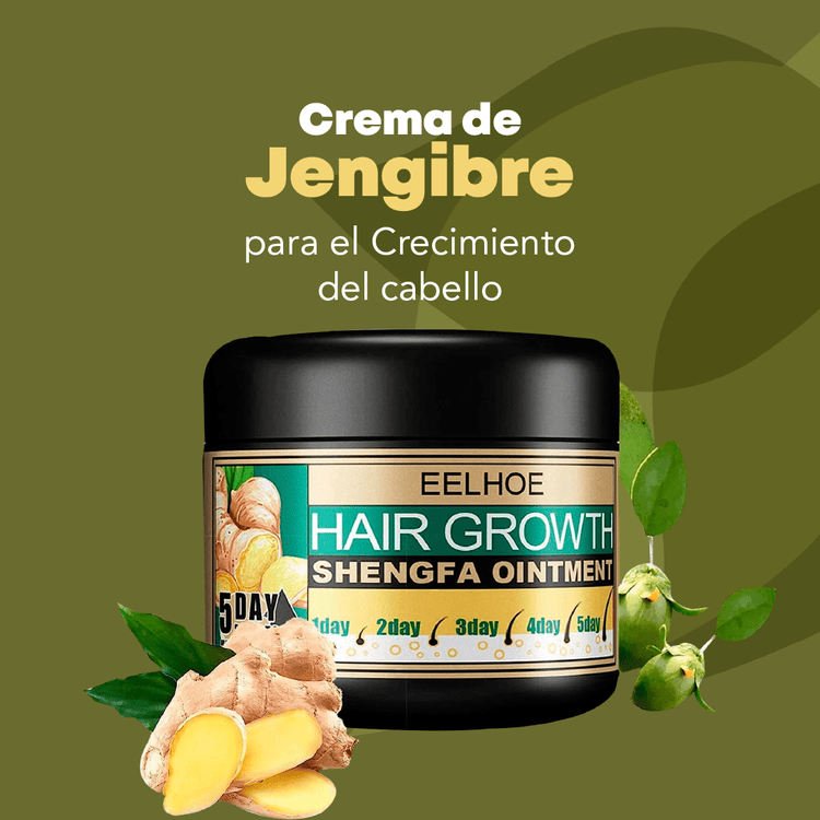 HAIR GROWTH PRO® - Crema de Jengibre Para Crecimiento Capilar