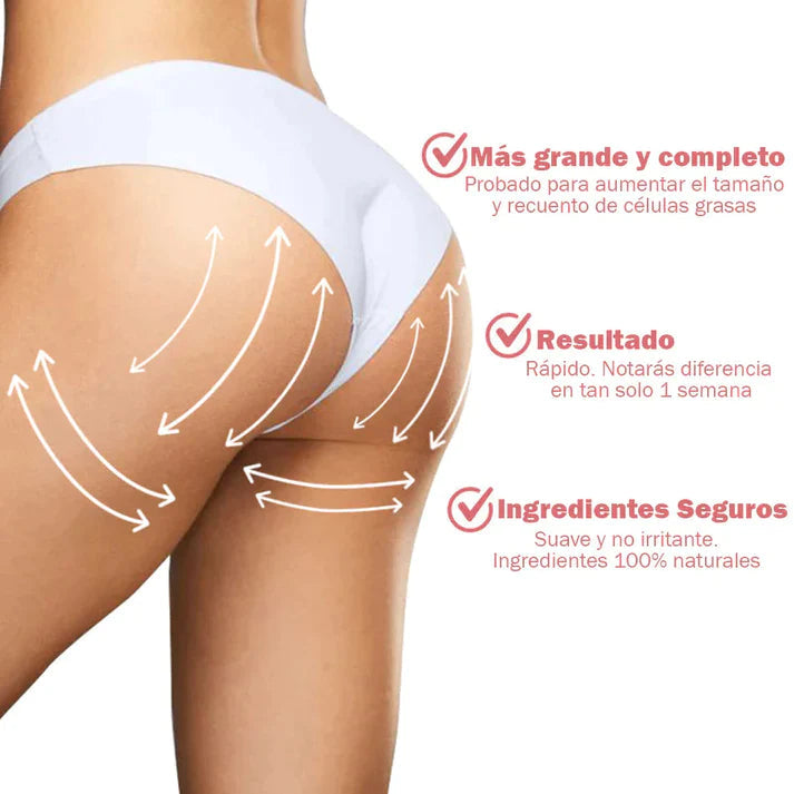 BOOTY MAX PRO® - Aumentador de Glúteos en Crema